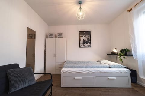 Bed, Living room, Photo of the whole room, Bedroom