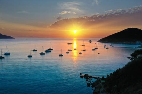 Natural landscape, Beach, Sunset
