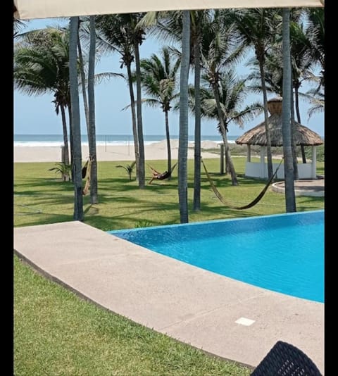 Beach, Pool view, Sea view, sunbed
