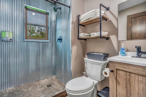 Shower, Toilet, Bathroom, towels