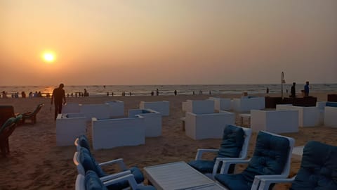Private beach