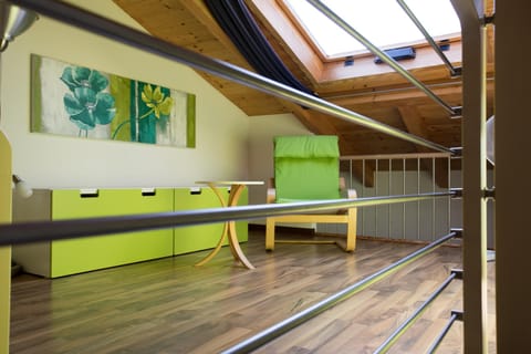 Blue villa with shared pool and private garden near Sal Resort in Province of Brescia