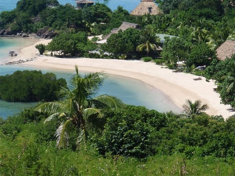 Private beach