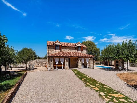 Rustic Villa with Pool near Krka Park Resort in Šibenik-Knin County, Croatia