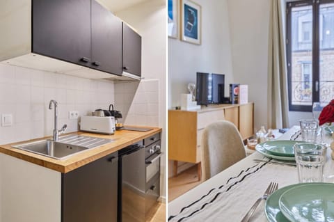 Charming Apartment Boulogne facing "Les Passages" Hotel in Paris