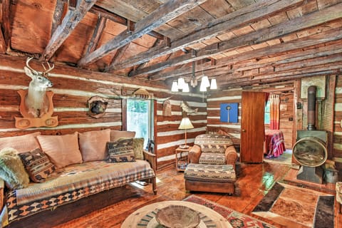 Private Getaway on 270 Acres w/ Lake: Swim & Canoe House in Ozark Mountains