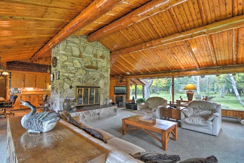 Trout Lake Ranch Cottage: 10 Acres w/ Beach Access Cottage in Michigan