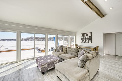 Lakefront Home w/ Boat Dock in Benton Harbor! House in Sister Lakes