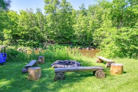 Hunter Home w/ Fire Pit & Yard: On Main Street! House in Hunter