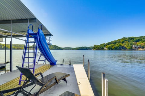 Dock & Water Slide: Family Lake of the Ozarks Home House in Lake of the Ozarks