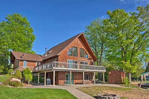 Lake Bonaparte 'Fins & Feathers Lodge' w/ Dock! House in Adirondack Mountains