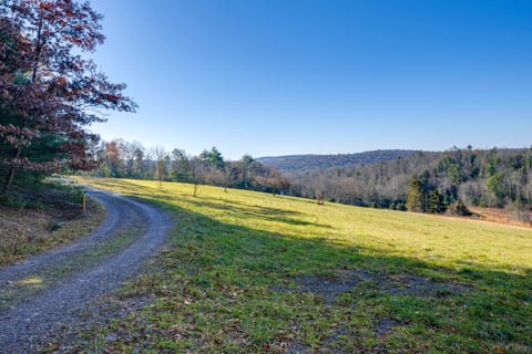 Benton Home on 50 Acres w/ Private Deck & Views! House in Fairmount Township