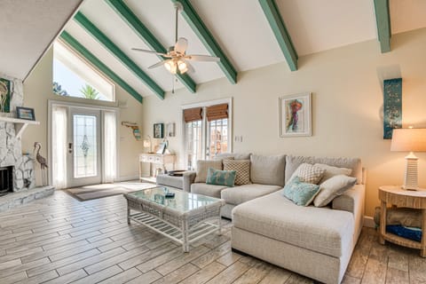 Cape Canaveral Cottage w/ Pool - Walk to Beach! Cottage in Cape Canaveral