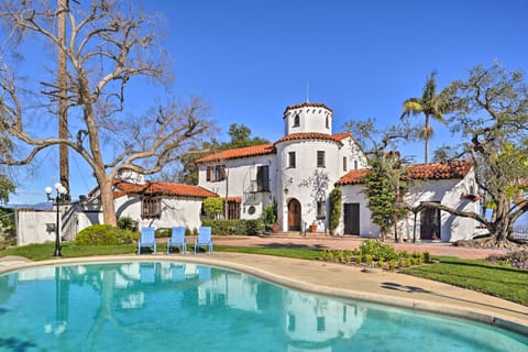 'The Castle' Hacienda Heights Home w/ Patio & Pool House in Hacienda Heights