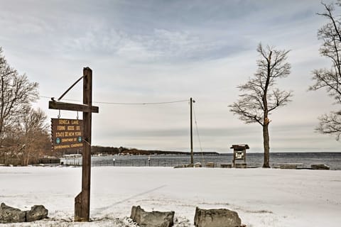 Finger Lakes Retreat w/ Sunroom, Fire Pit & BBQ! House in Seneca Lake