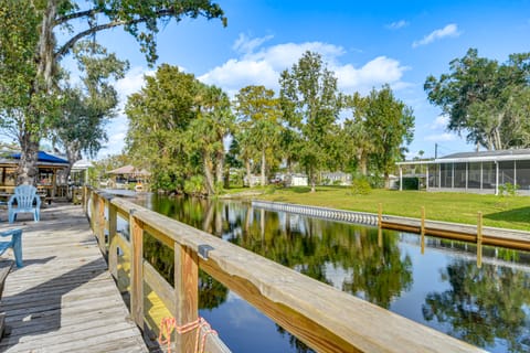 Riverside Retreat w/ Boat Dock in Sunny Astor! House in Astor
