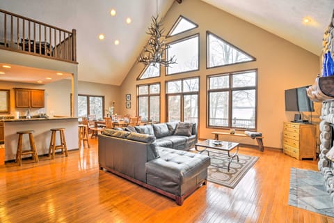 Lakefront Roscommon Home w/ Game Room & Dock! House in Michigan