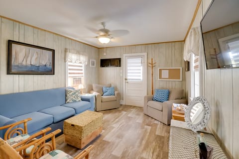 Deck & Indian River Bay Views: Coastal Cottage Cottage in Sussex County