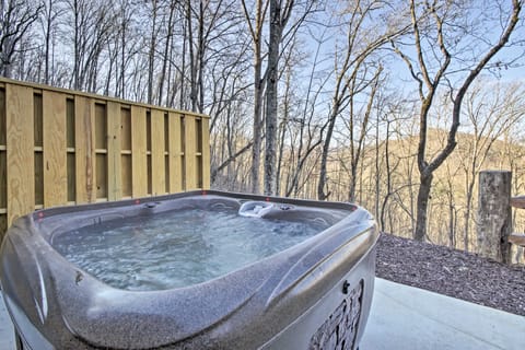 Hot Tub & Views: Charming Bryson City Cabin! House in Swain County