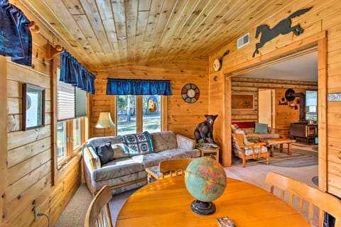 Fish & Hike: Wooded Cabin 9 Mi to Lake Nebagamon! House in Wisconsin