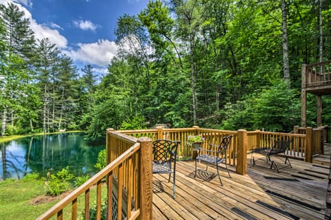 Serene Todd Getaway w/ Private Pond & Creek Views! House in Watauga