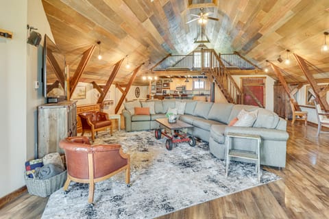 Unique, Renovated Barn Vacation Rental in Donnelly House in Minnesota