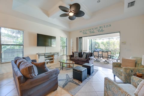 Chic Naples Retreat w/ Private Heated Pool & Lanai House in Naples Park