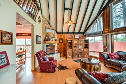 A-Frame Ruidoso Retreat w/ Deck, Grill & Views! House in Ruidoso