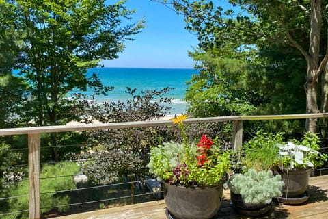 Forested Pentwater Vacation Rental - Walk to Beach House in Wisconsin