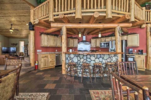 Dock, Fire Pit & Beach! Expansive Ruth Lake Home House in Minnesota