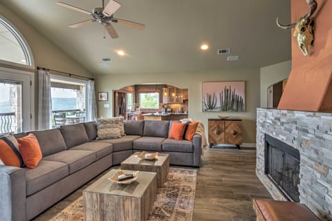 Deck & Lake Travis Views: Hill Country Hideaway! House in Jonestown