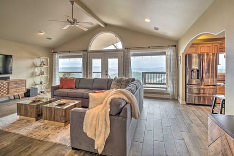 Deck & Lake Travis Views: Hill Country Hideaway! House in Jonestown