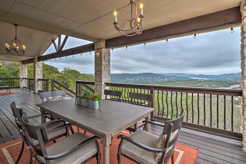 Deck & Lake Travis Views: Hill Country Hideaway! House in Jonestown