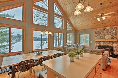 Waterfront Fife Lake Cottage: Dock, Kayak, Sunroom Cottage in Michigan