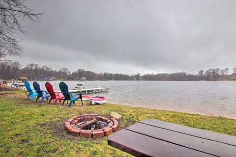 Great Bear Lake Home w/ Private Dock & Fire Pit! House in Michigan