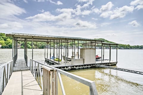 Private Boat Slip, Dock: Waterfront Lake Ozark Gem House in Lake of the Ozarks