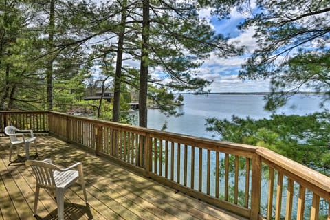 Waterfront Hammond Home w/ Grill + Boat Dock! Cottage in Adirondack Mountains
