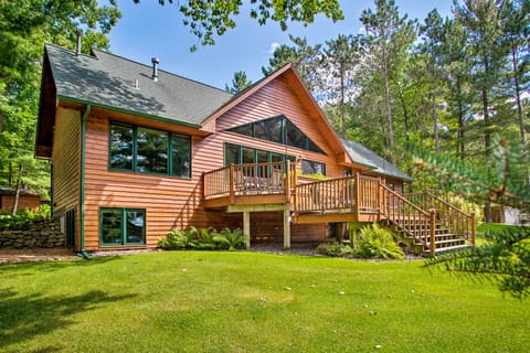 Private Family Retreat on Middle Eau Claire Lake! House in Wisconsin
