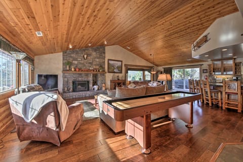Hot Tub, Game Room & 2 Decks: Luxe Big Bear Home House in Big Bear