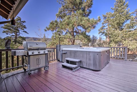 Hot Tub, Game Room & 2 Decks: Luxe Big Bear Home House in Big Bear