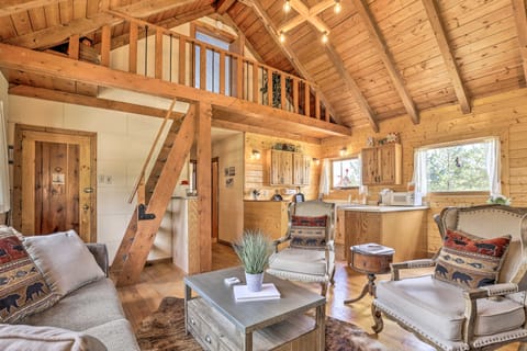 Walk to Grand Lake: Historic Dtwn Cabin! House in Grand Lake