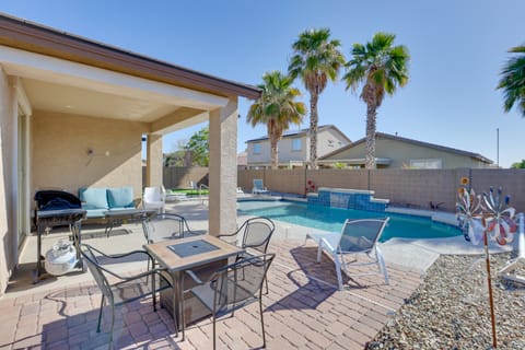 3 Mi to Goodyear Ballpark: Desert Den w/ Pool House in Goodyear