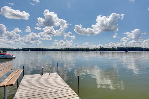 Dock & Beach Access: Duplex Lake Cabin! House in St Germain