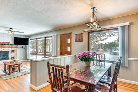 Lakefront Eagle River Retreat w/ Dock & Fire Pit! House in Eagle River