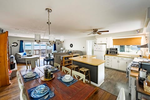 Waterfront Deck + Dock: Torch Lake Home! House in Torch Lake