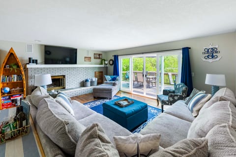 Waterfront Deck + Dock: Torch Lake Home! House in Torch Lake