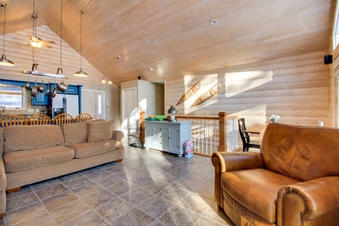 On Camp Lake w/ Boat Slip & Dock! Brainerd Cabin House in Minnesota