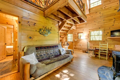 Hot Tub + Furnished Porch: Balsam Grove Cabin House in Gloucester