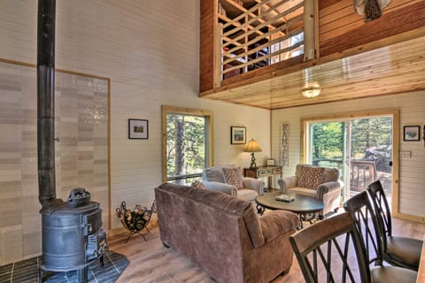 Woodsy Cabin Hideaway w/ Deck: Hike, Fish, Escape House in Park County