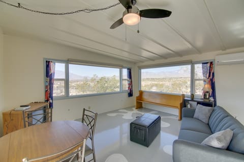 Patio & Views: Eccentric Desert Hot Springs Home House in Desert Hot Springs
